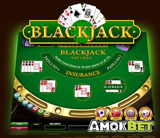 Blackjack at AmokBet Casino