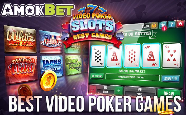 Video Poker Games at casino AmokBet